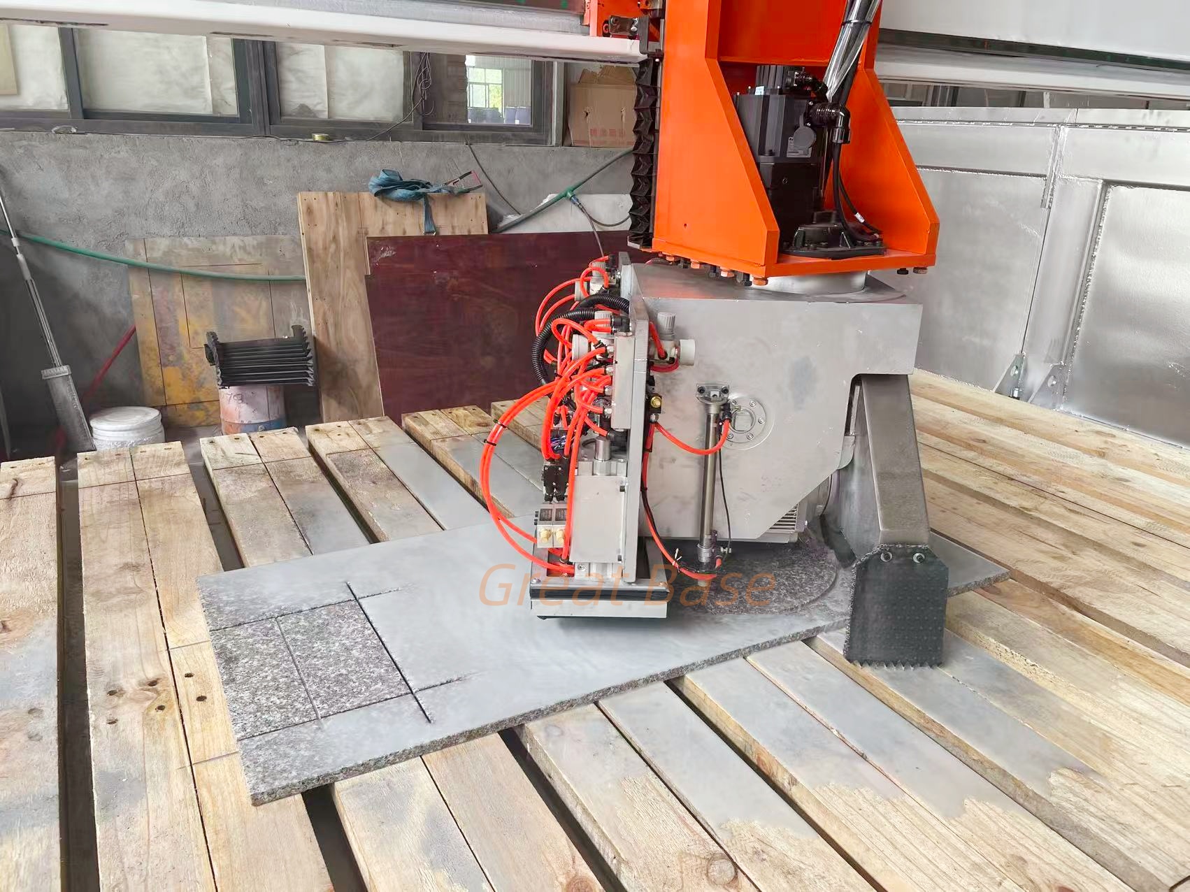 Great Base GBHW 4 Axis CNC Bridge Cutting Machine