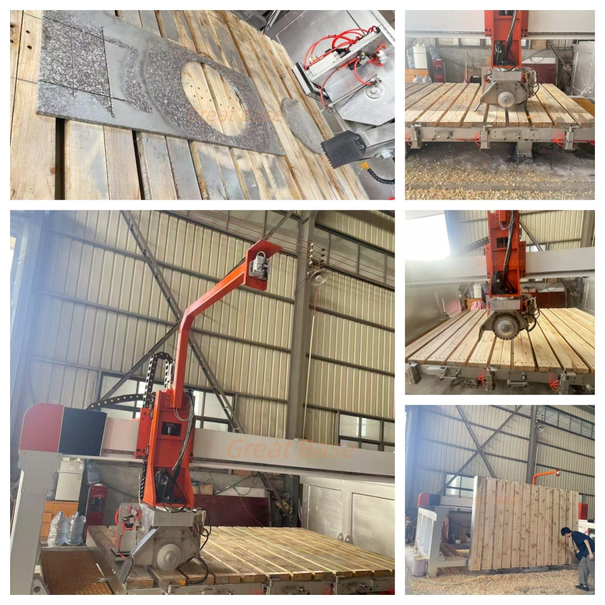 4 Axis CNC Bridge Cutting Machine