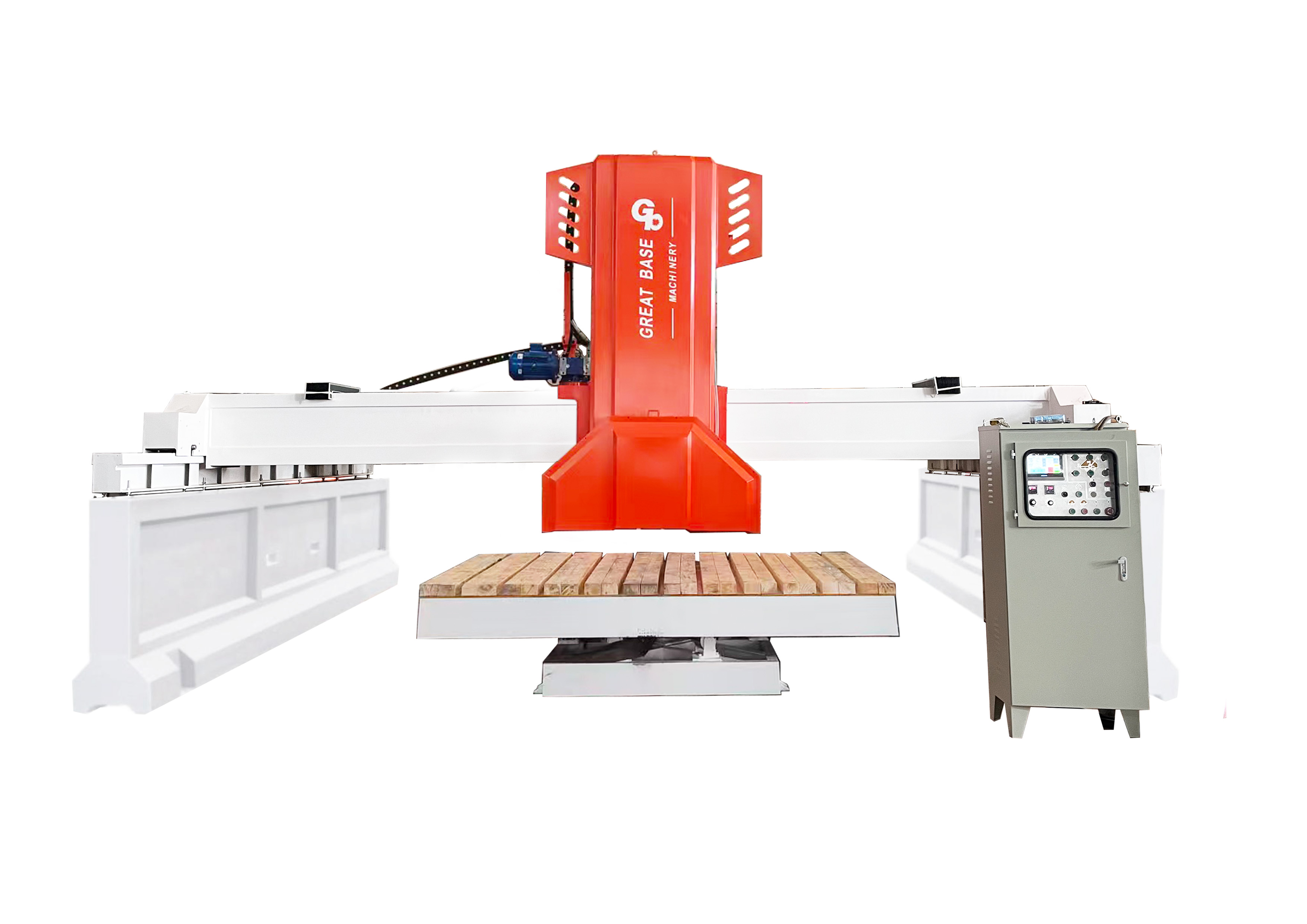 GreatBase GBQQ Series Single Blade Bridge Type Hydraulic Stone Cutting Machine