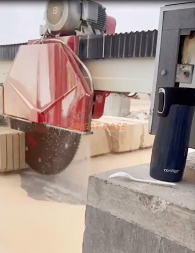 GreatBase GBQQ Series Single Blade Bridge Type Hydraulic Stone Cutting Machine