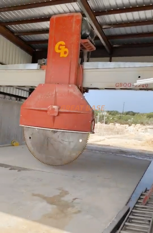 GreatBase GBQQ Series Single Blade Bridge Type Hydraulic Stone Cutting Machine