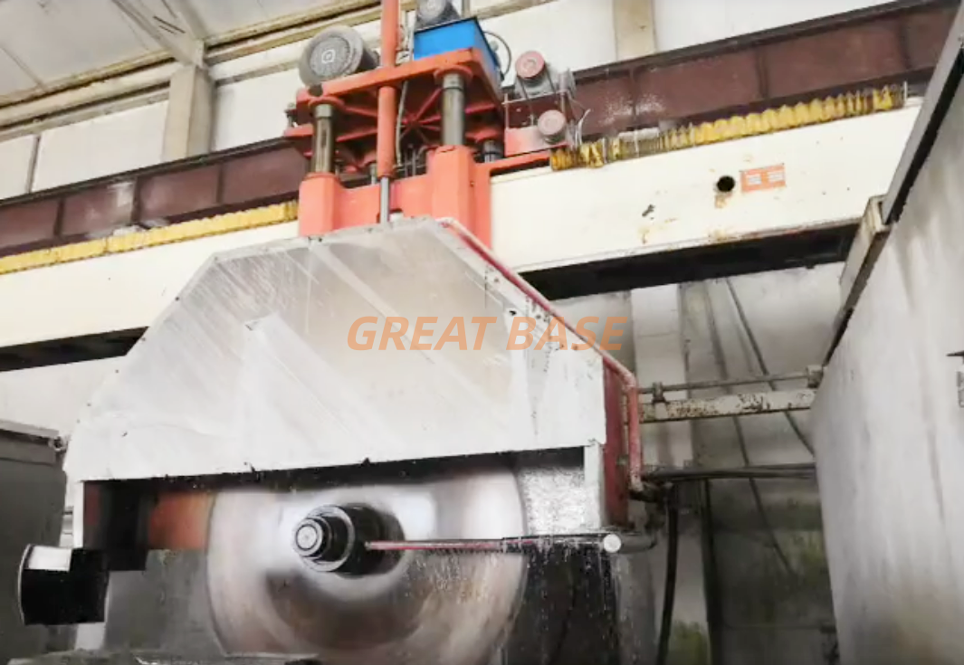 GreatBase GBQQ Series Single Blade Bridge Type Hydraulic Stone Cutting Machine