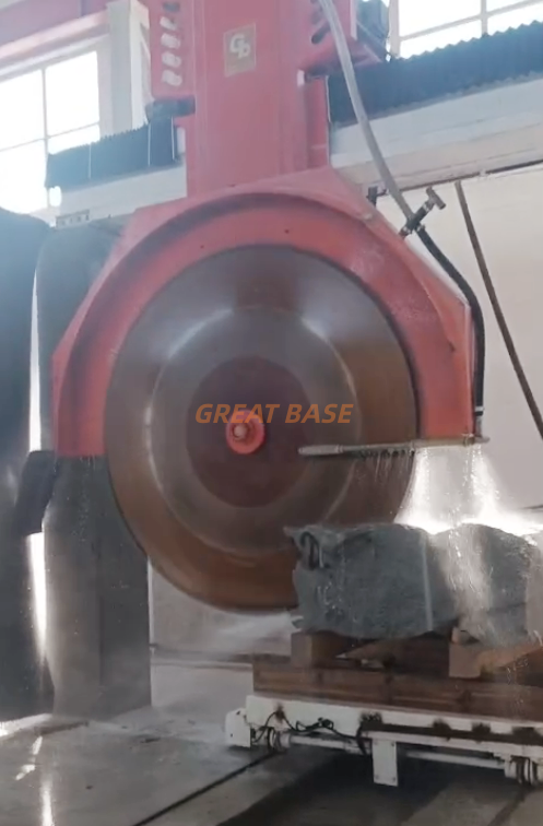 GreatBase GBQS Series Improved Bridge Type Block Cutter With Trolley