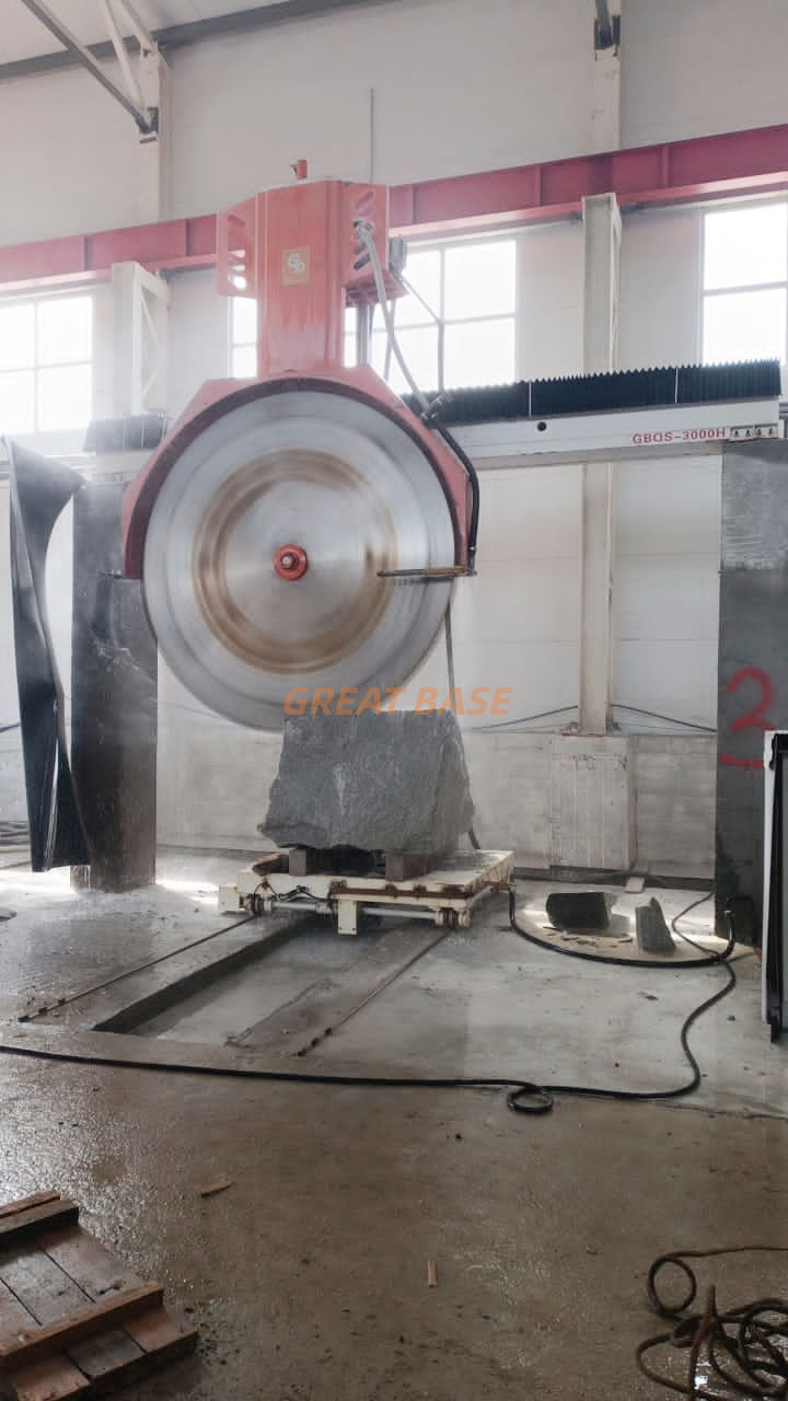 GreatBase GBQS Series Improved Bridge Type Block Cutter With Trolley