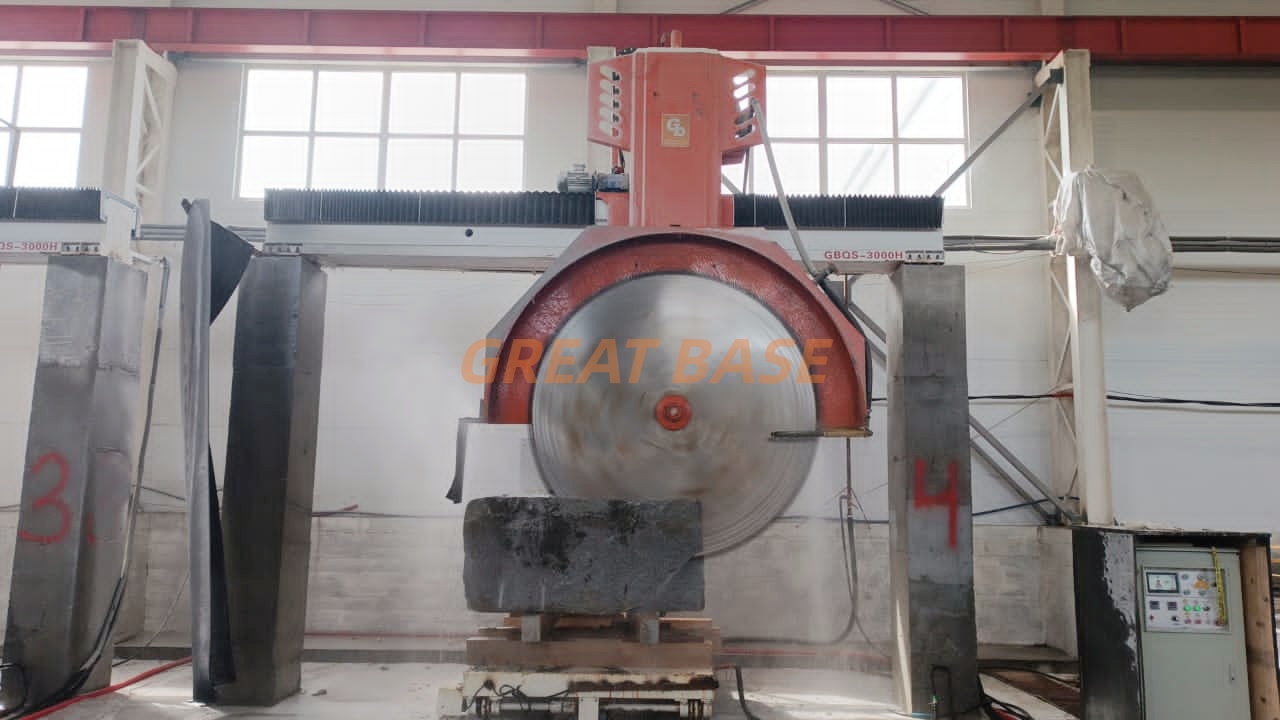 GreatBase GBQS Series Improved Bridge Type Block Cutter With Trolley