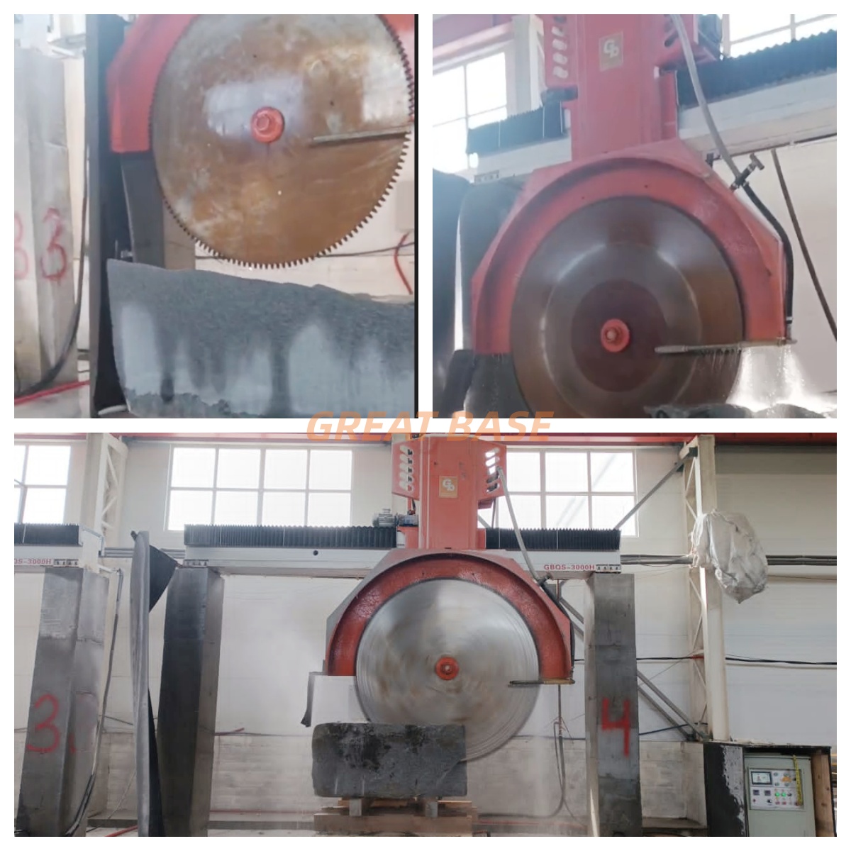 Improved Bridge Type Block Cutter With Trolley