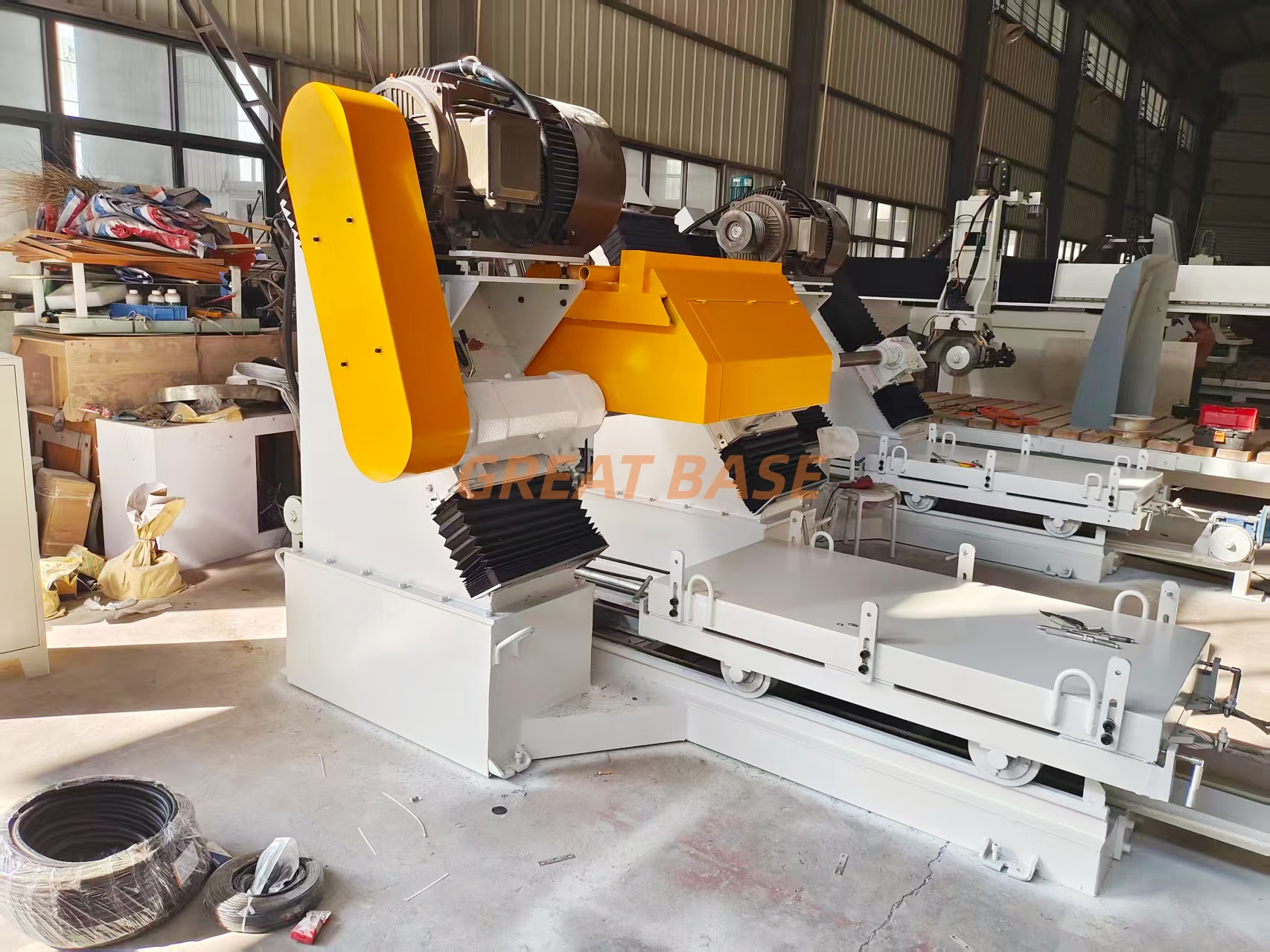 GreatBase GBTSW-1000/1200 Whole Structure Multi Disc Stone Cutting Machine For Thick Slabs