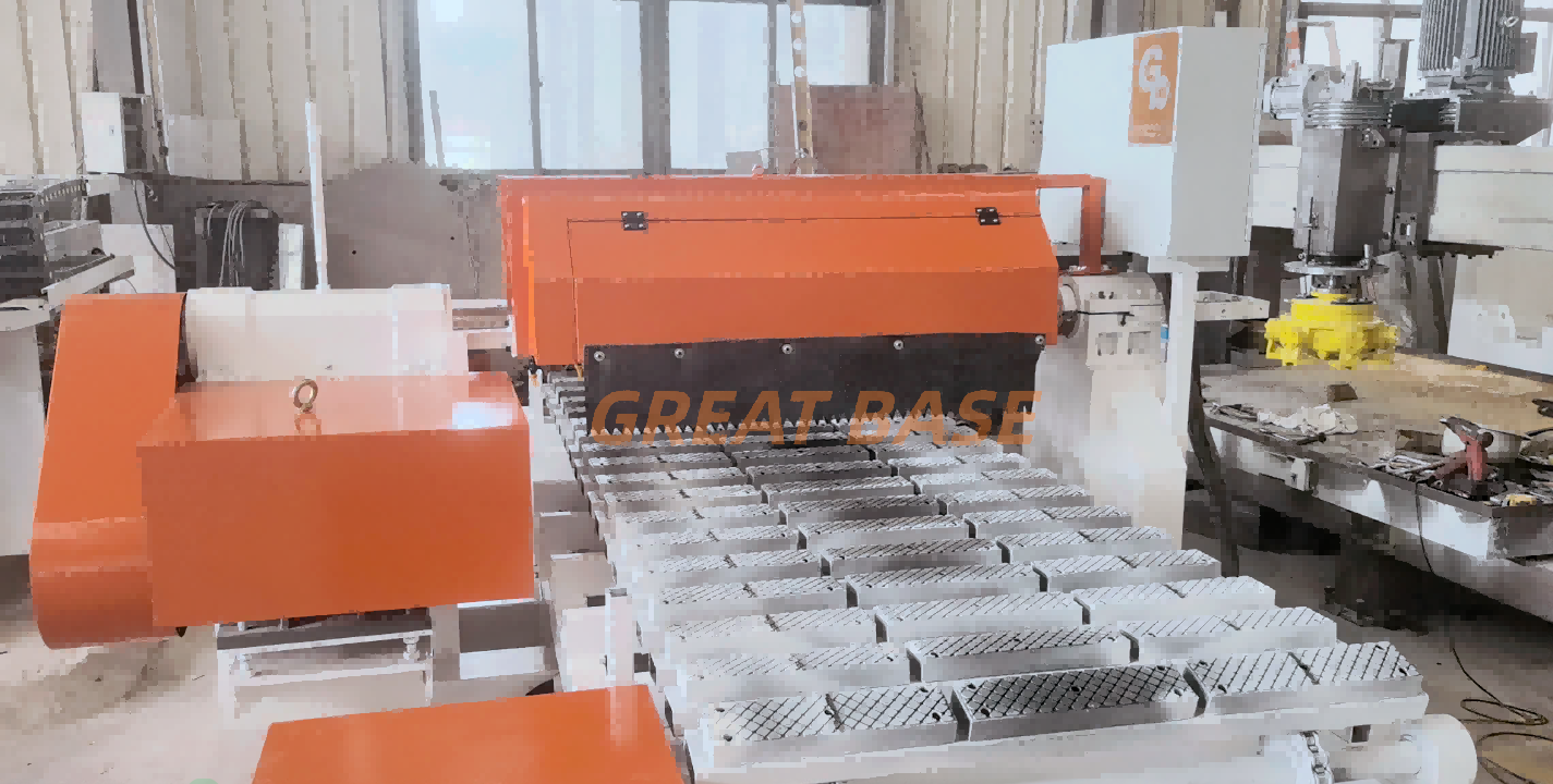 High Efficiency Great Base GBTS-600H Multi Blade Cutting Machine Continuously Stone Cutting Machine