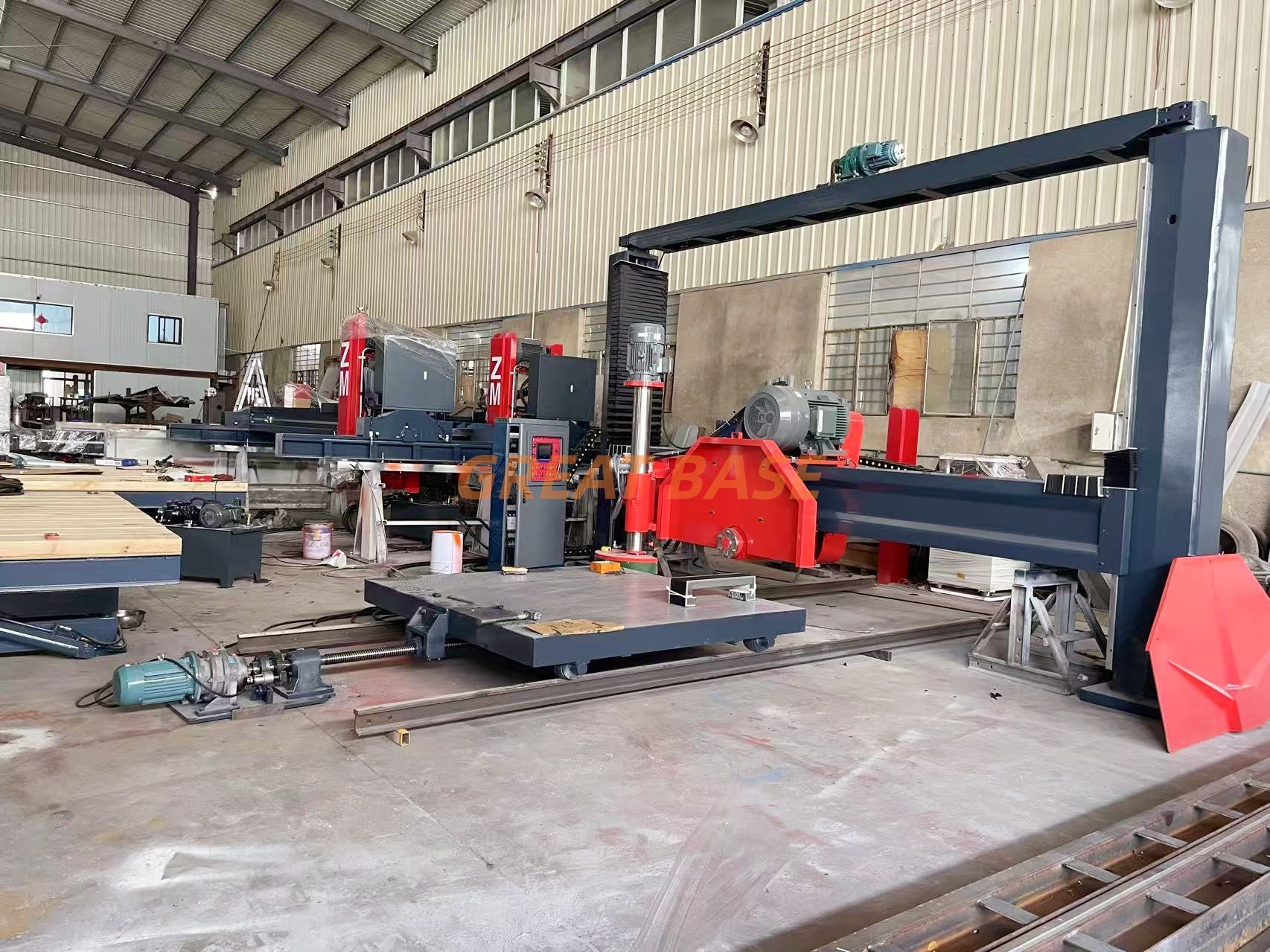 Great Base GBLM-1600 Gantry Type Two Way Stone Cutting Machine Marble Sandstone Soft Stone Cutter
