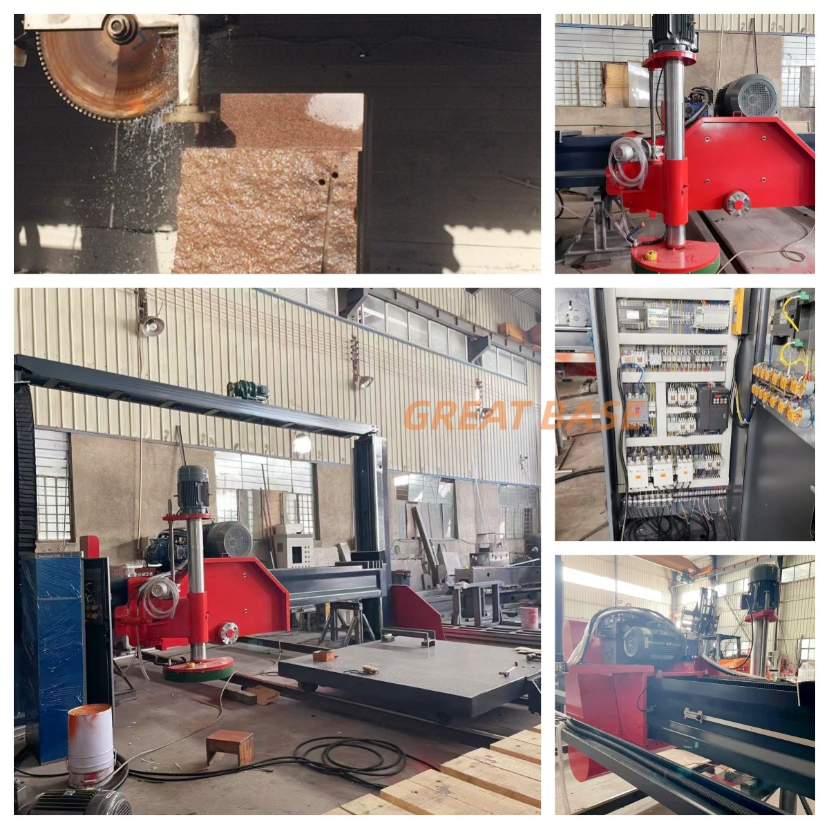 Gantry Type Two Way Stone Cutting Machine