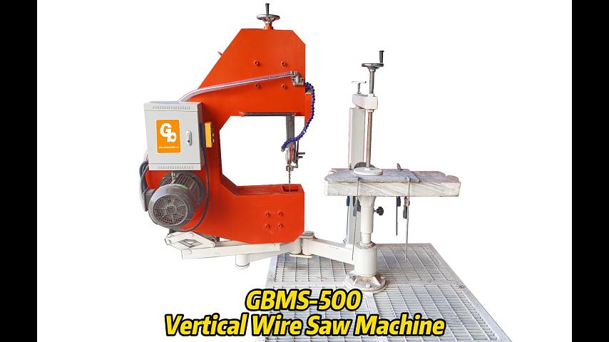GreatBase GBMS-500 Vertical Wire Saw Machine For Tombstone Stone Furniture Processing