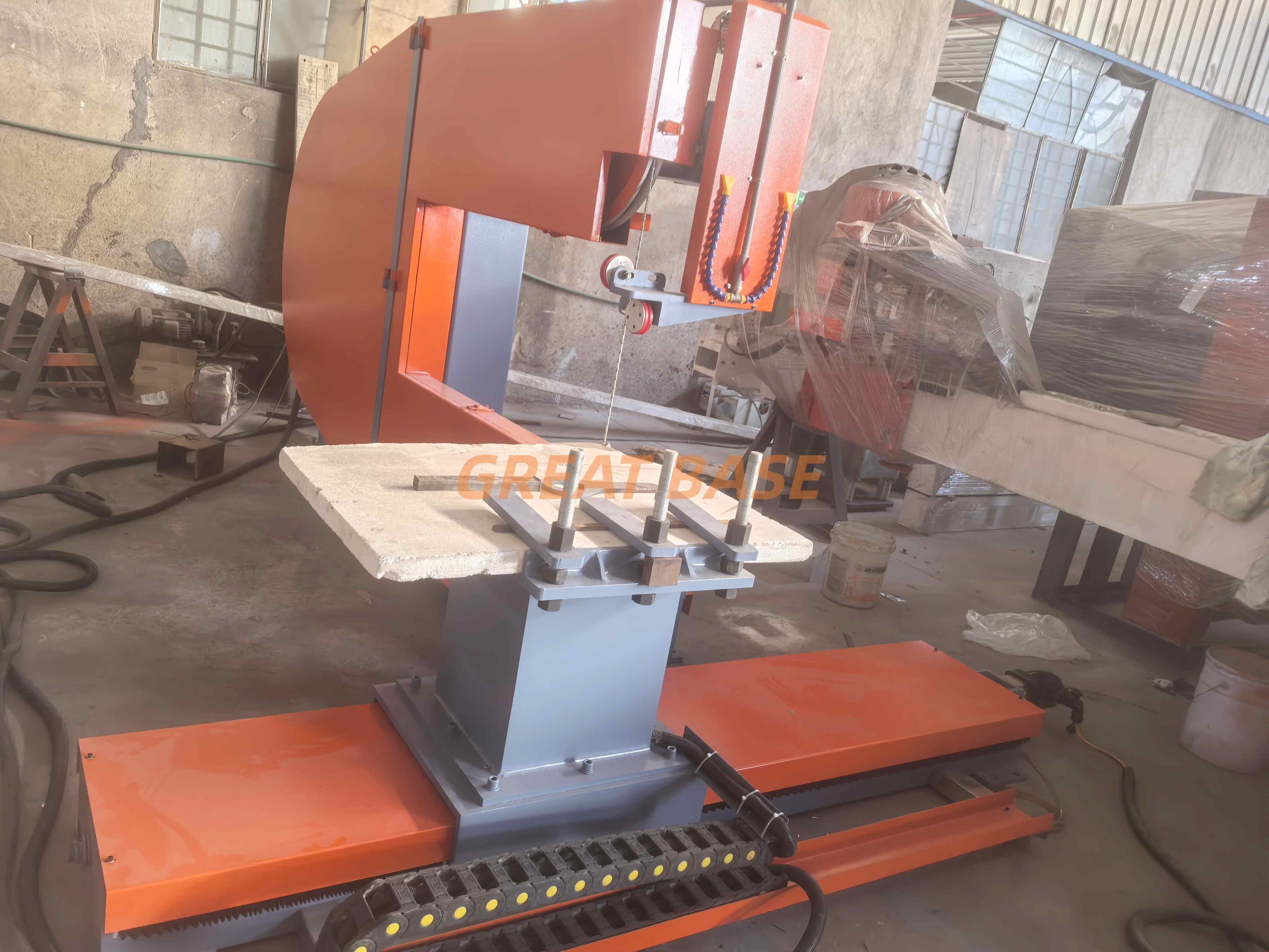 Factory Direct Great Base GBMSJ-1200 CNC Wire Saw Machine Radius Kerbstone Processing