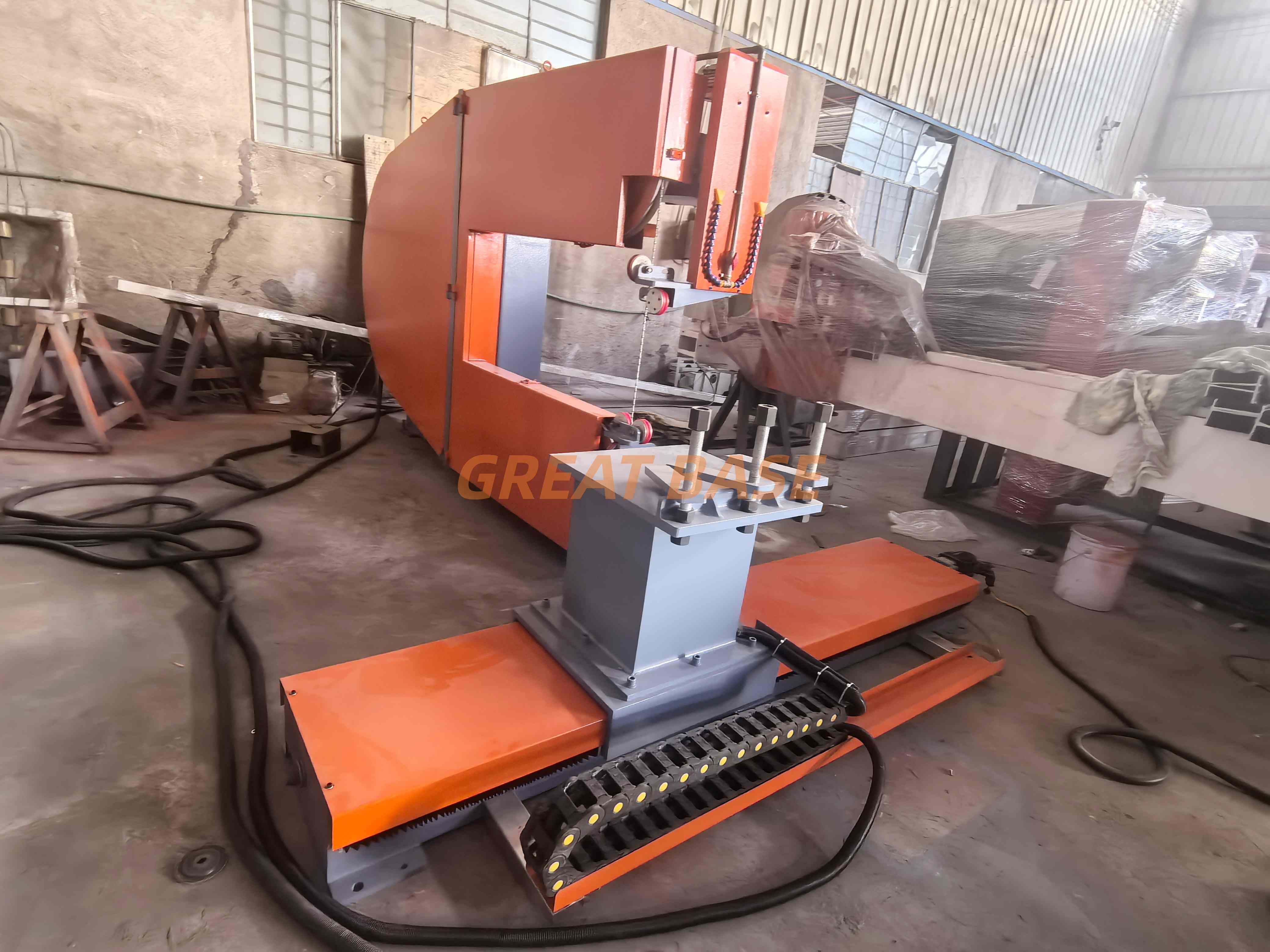 Factory Direct Great Base GBMSJ-1200 CNC Wire Saw Machine Radius Kerbstone Processing