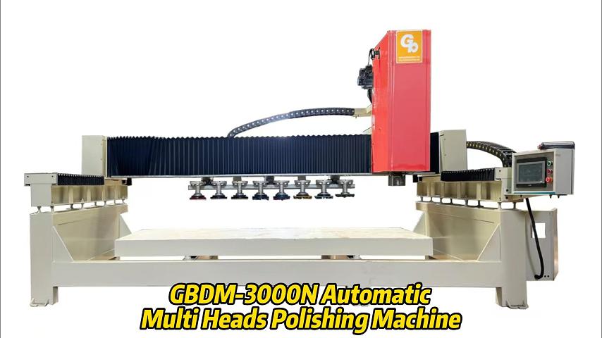 Factory direct Great Base GBDM-3000N Integrated Automatic Multi Heads Stone Polishing Machine