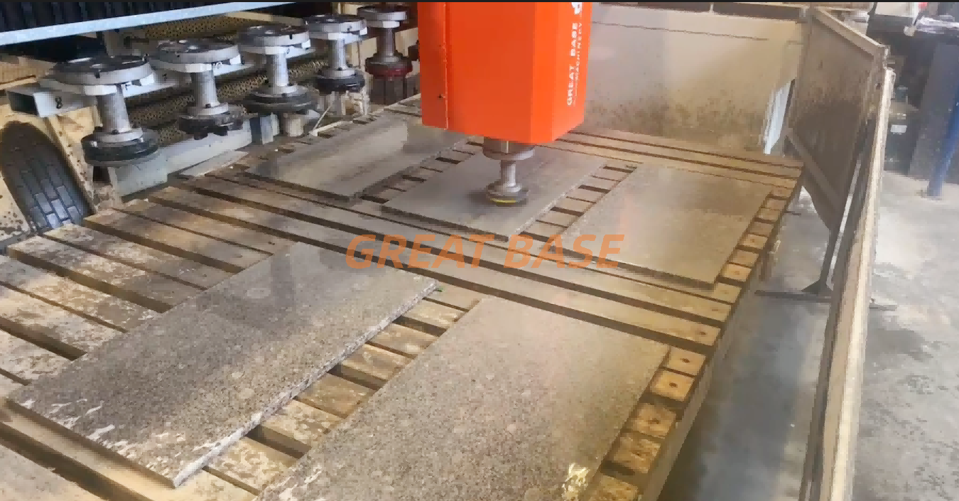 Factory direct Great Base GBDM-3000N Integrated Automatic Multi Heads Stone Polishing Machine