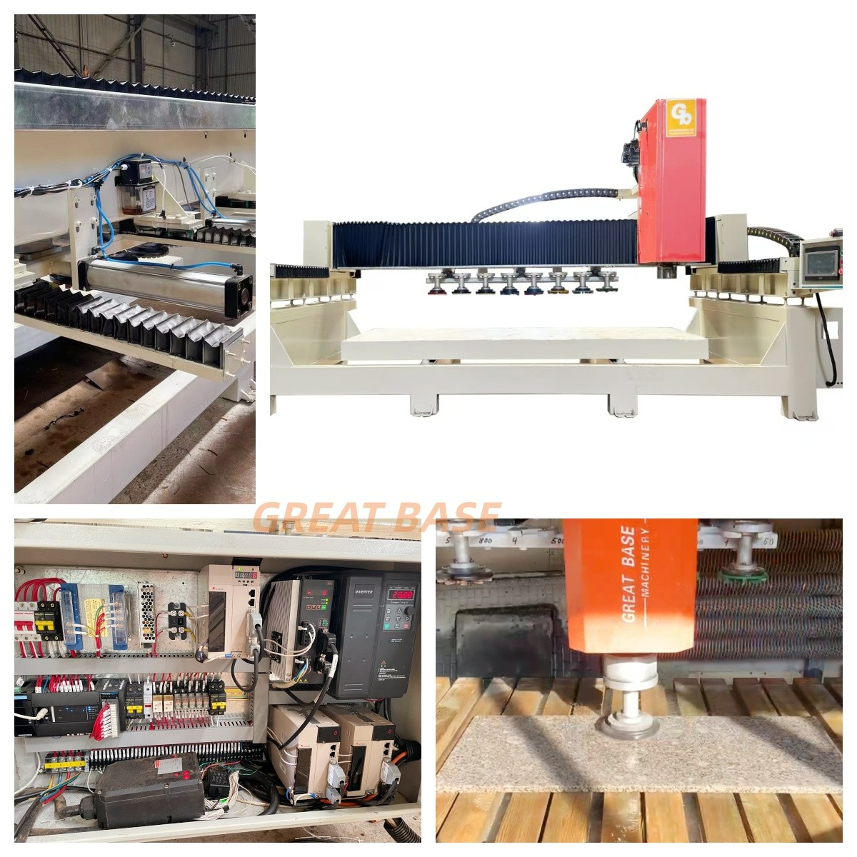 Automatic Multi Heads Stone Polishing Machine