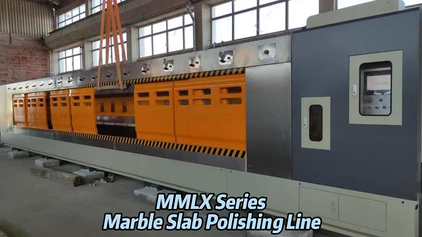 Great Base MMLX Series Marble Slab Polishing Line High Efficiency Marble Polisher