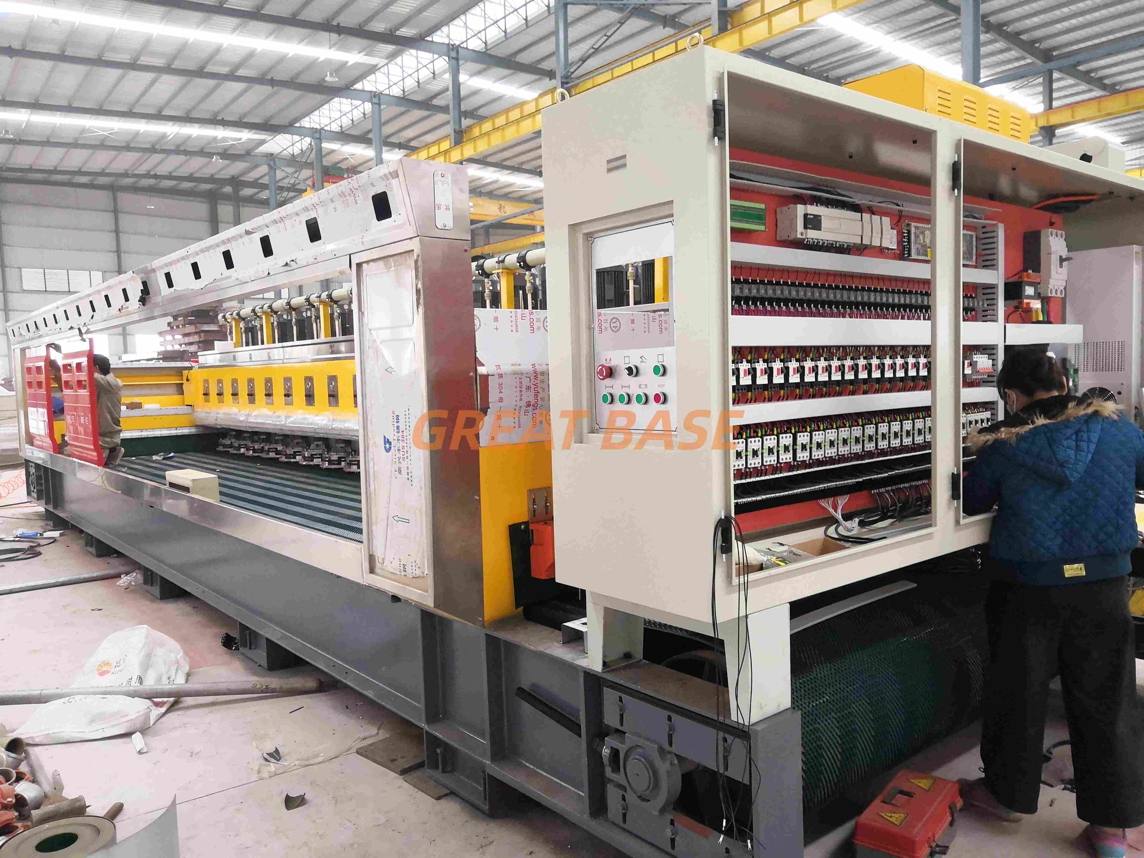 Great Base MMLX Series Marble Slab Polishing Line High Efficiency Marble Polisher