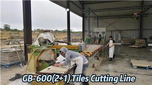 Great Base GB-600(2+1) Tiles Cutting Line paving stone cutting Line