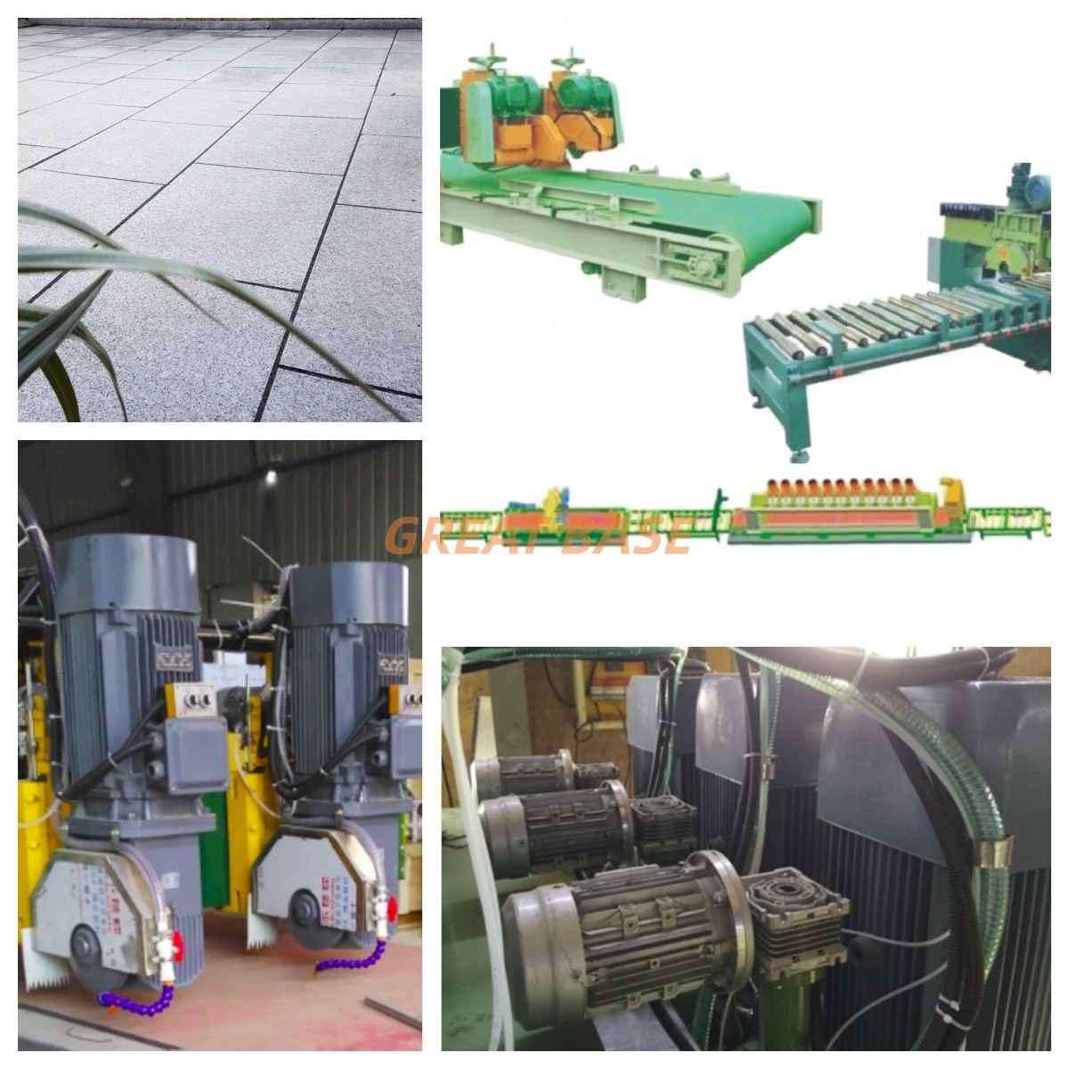 paving stone cutting Line paving stone cutting Line