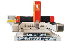 Factory Direct Granite Marble GBHW Automatic 3 Axis Mini CNC Processing Center Countertops Processing Machine