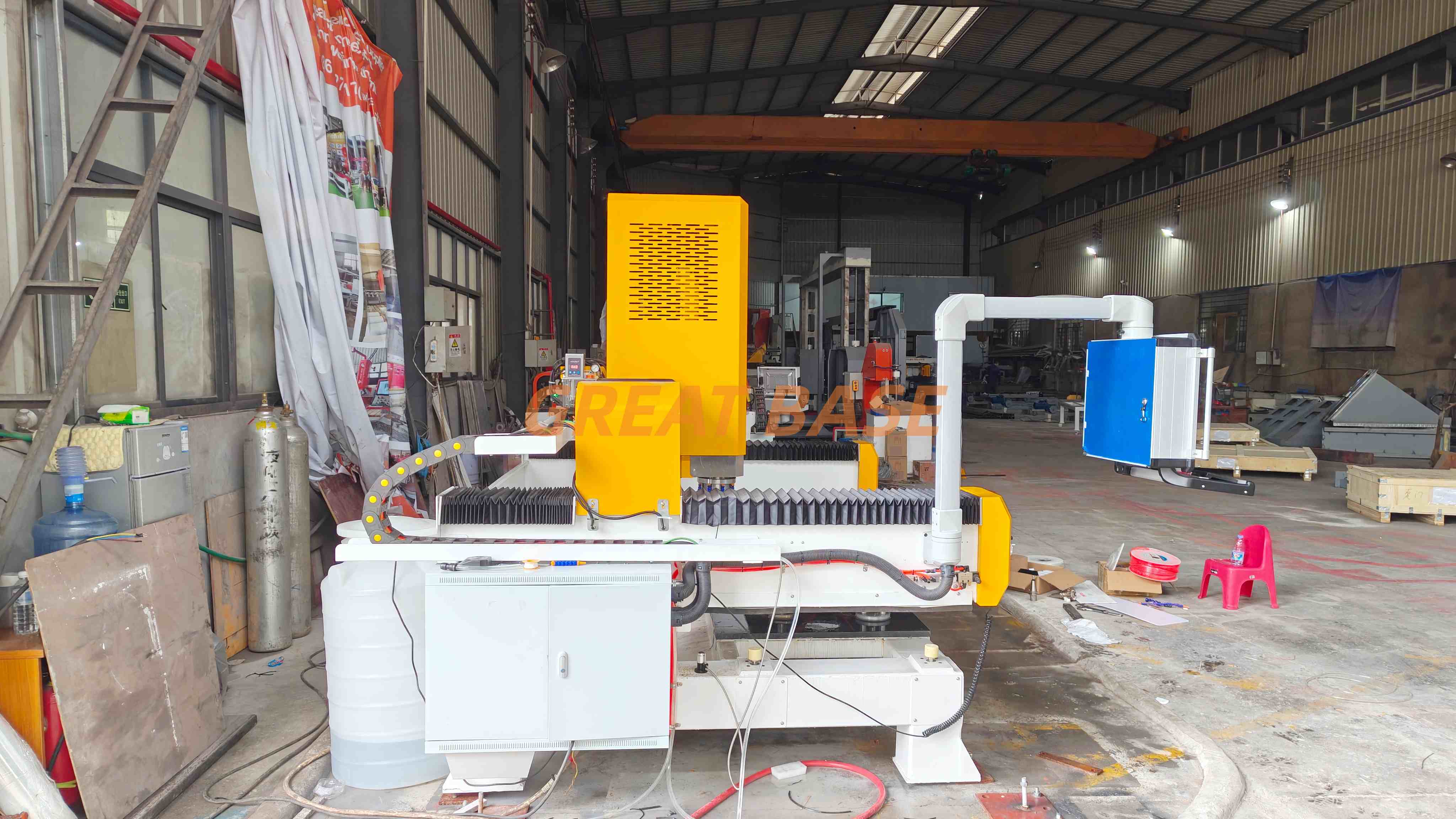 Factory Direct Granite Marble GBHW Automatic 3 Axis Mini CNC Processing Center Countertops Processing Machine