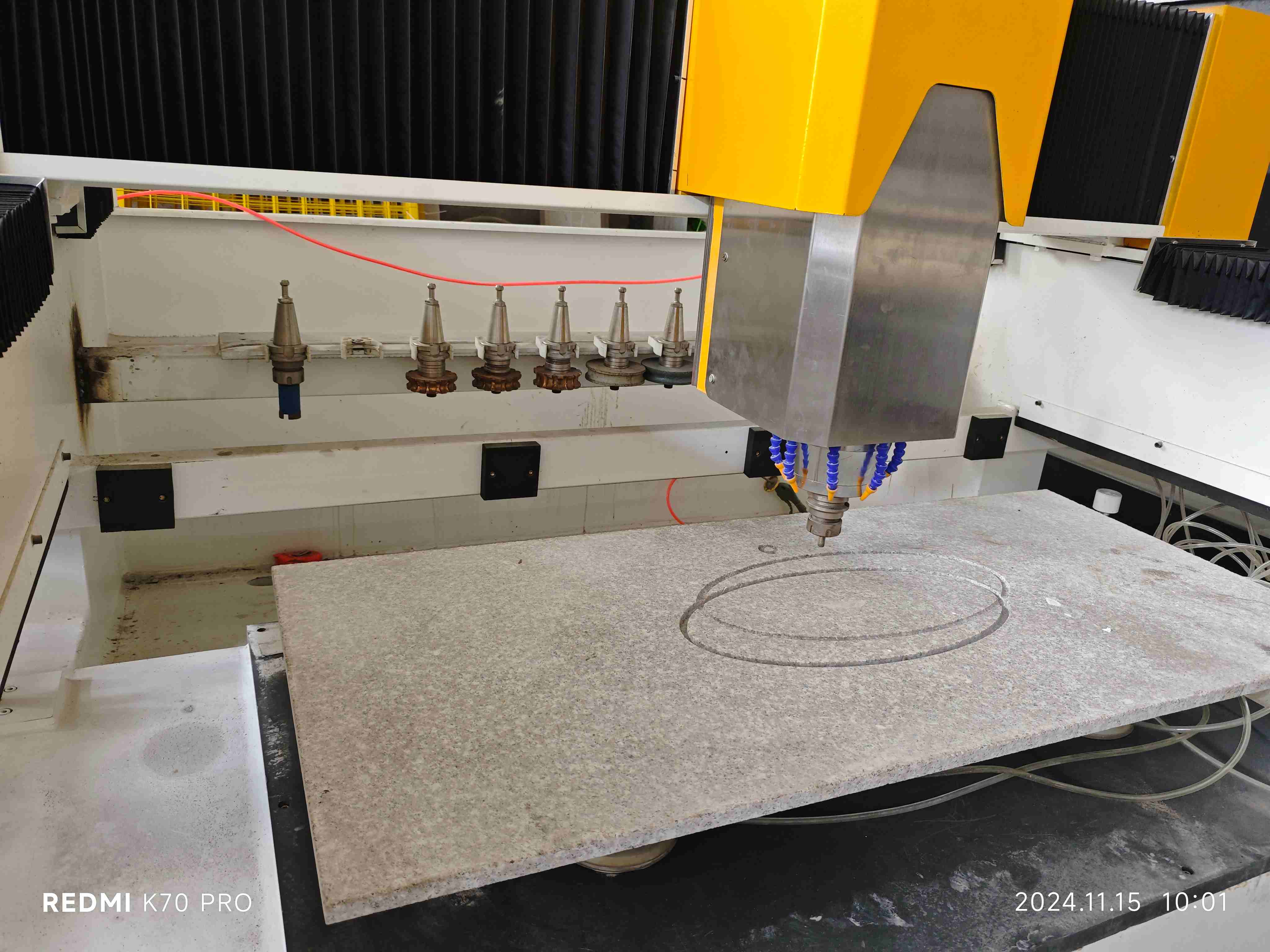 Factory Direct Granite Marble GBHW Automatic 3 Axis Mini CNC Processing Center Countertops Processing Machine