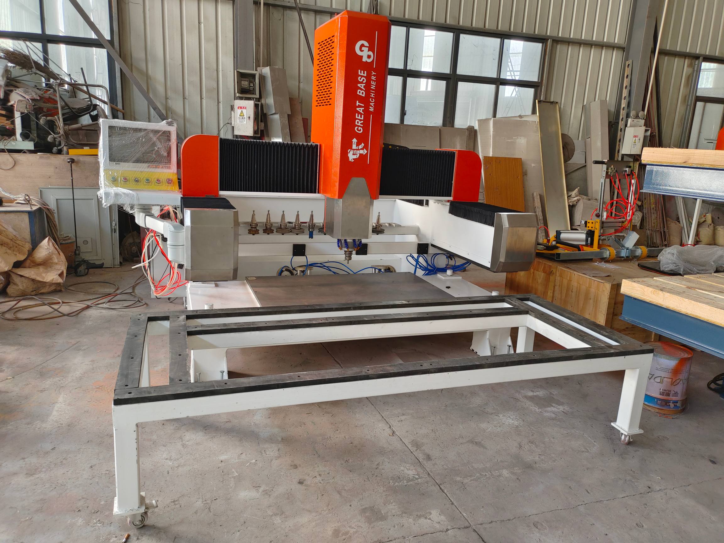 Factory Direct Granite Marble GBHW Automatic 3 Axis Mini CNC Processing Center Countertops Processing Machine