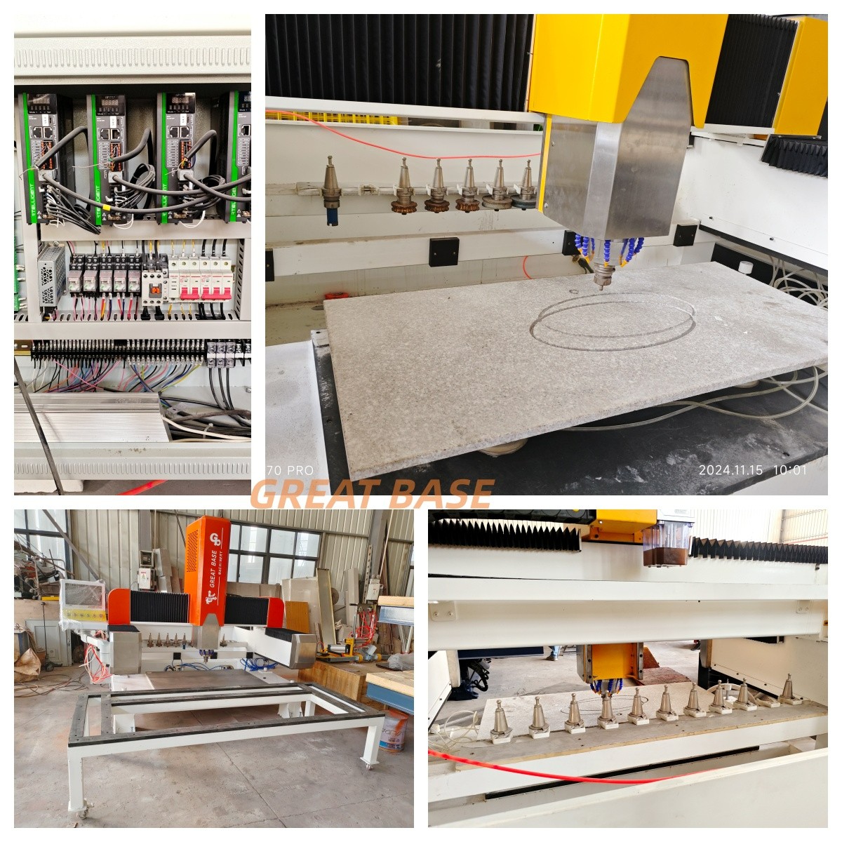Automatic 3 Axis Mini CNC Processing Center