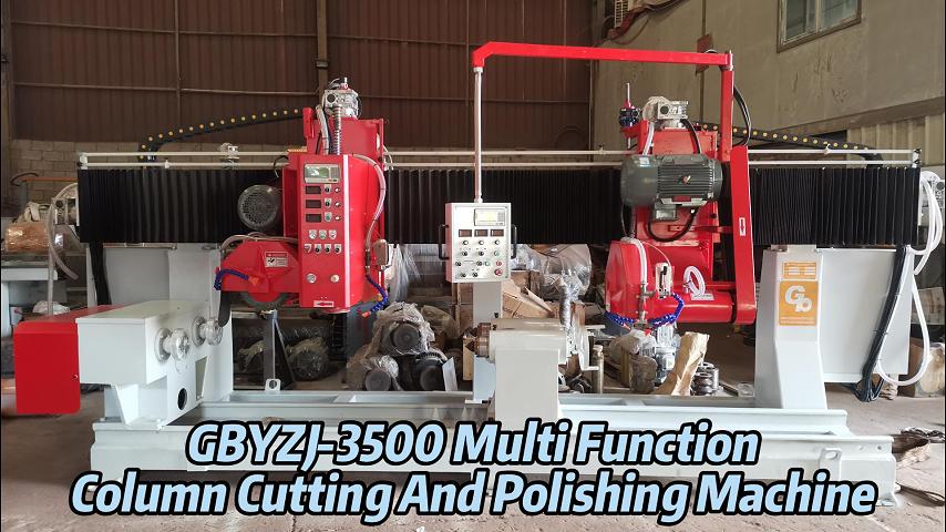 Factory Direct GBYZJ-3500 Multi Function Column Cutting Polishing Machine Baluster Slotting And Polishing Machine
