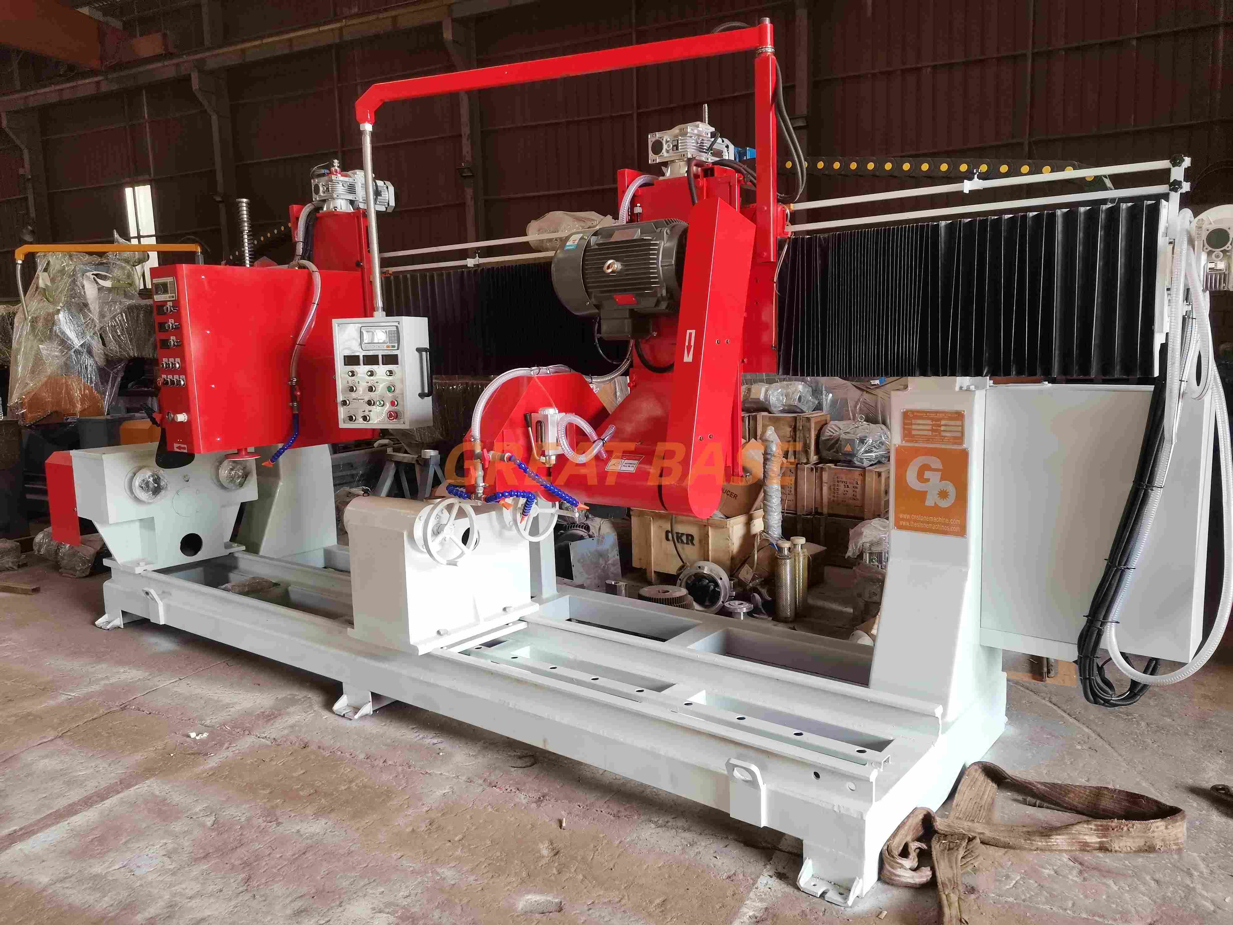Factory Direct GBYZJ-3500 Multi Function Column Cutting Polishing Machine Baluster Slotting And Polishing Machine