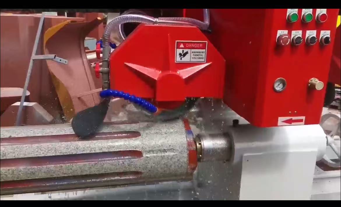 Factory Direct GBYZJ-3500 Multi Function Column Cutting Polishing Machine Baluster Slotting And Polishing Machine