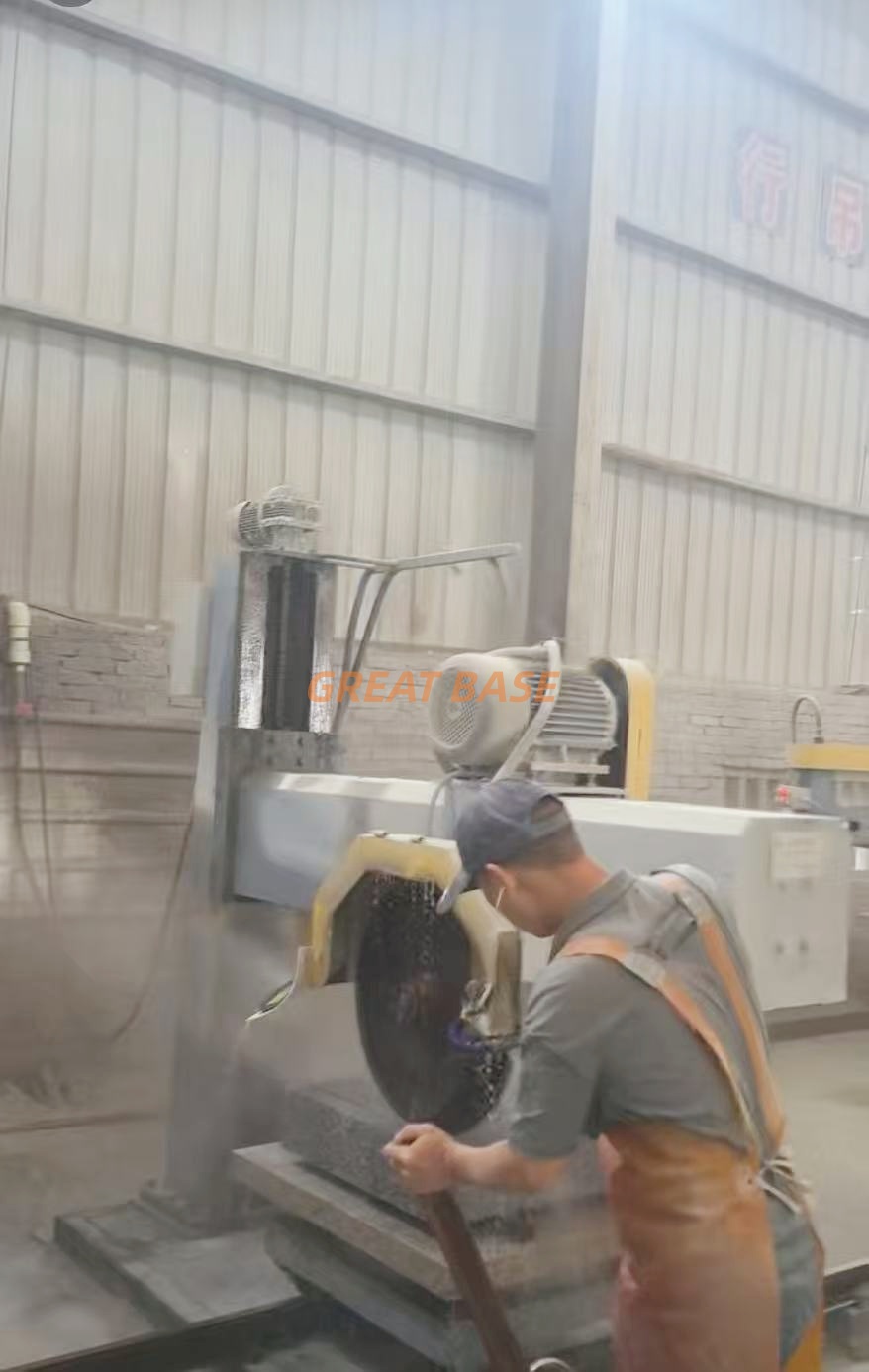 Factory Direct GBSLJ-500 Manual Profile Saw Granite Tombstone Special Shape Stone Cutting Machine