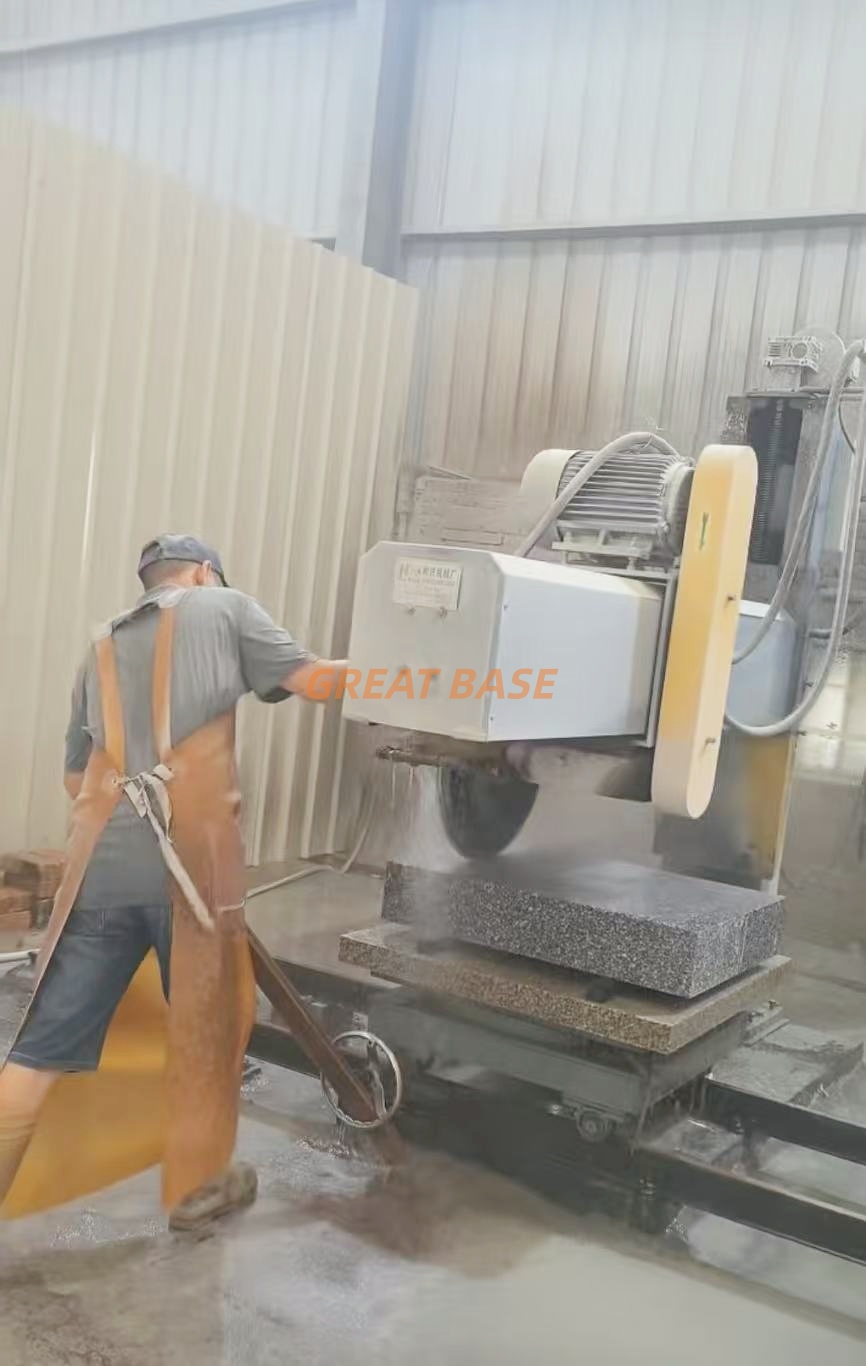 Factory Direct GBSLJ-500 Manual Profile Saw Granite Tombstone Special Shape Stone Cutting Machine