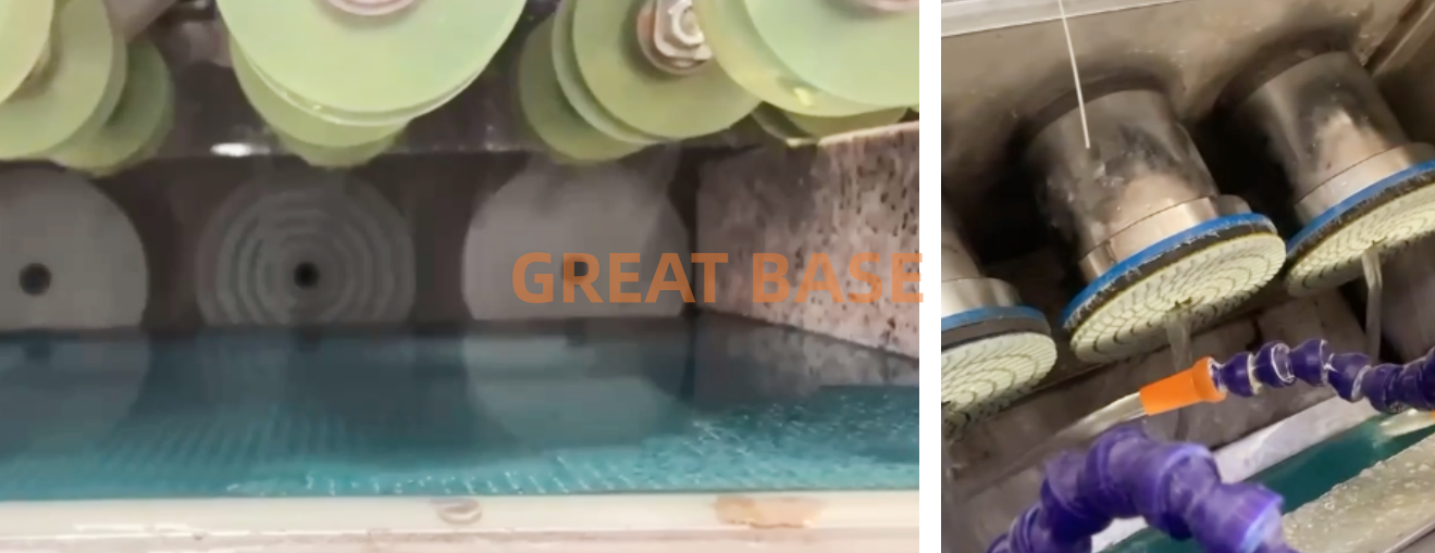 Automatic GBMB-3000 Multi Heads Edge Profiling and Polishing Machine Stone Polishing Machine for Marble Granite Slab and Concrete