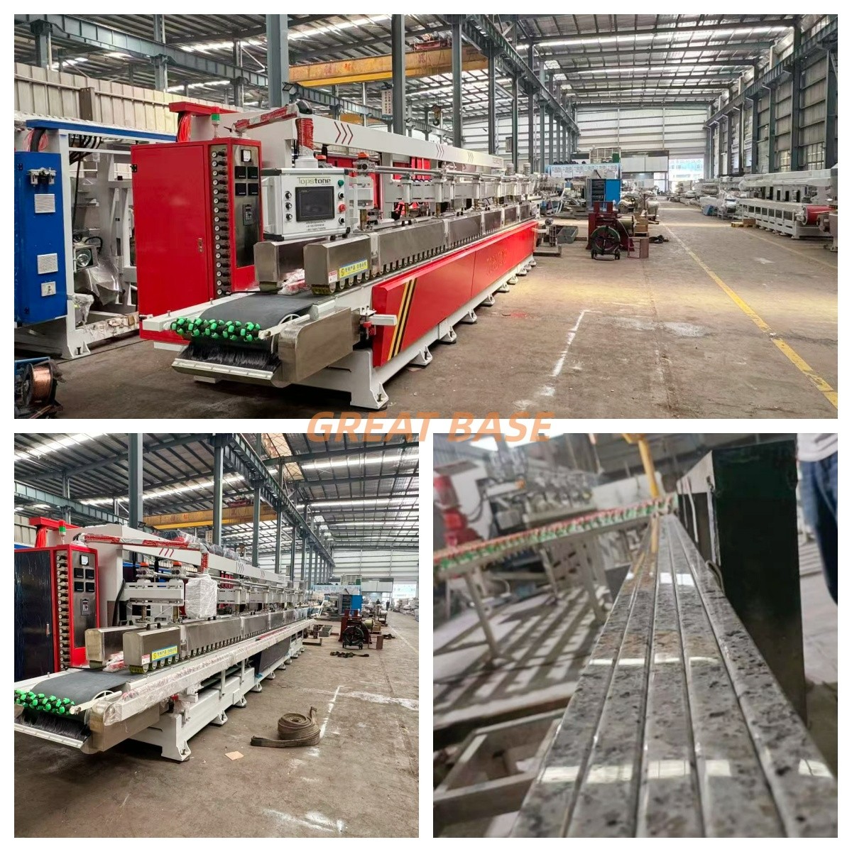 Multi Heads Edge Profiling and Polishing Machine