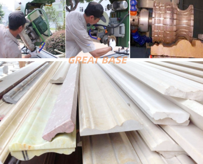 Great Base LMBJ-3000 Stone Edge Profiling and Polishing Machine Stone Polishing Machine for Marble Granite Slab and Concrete