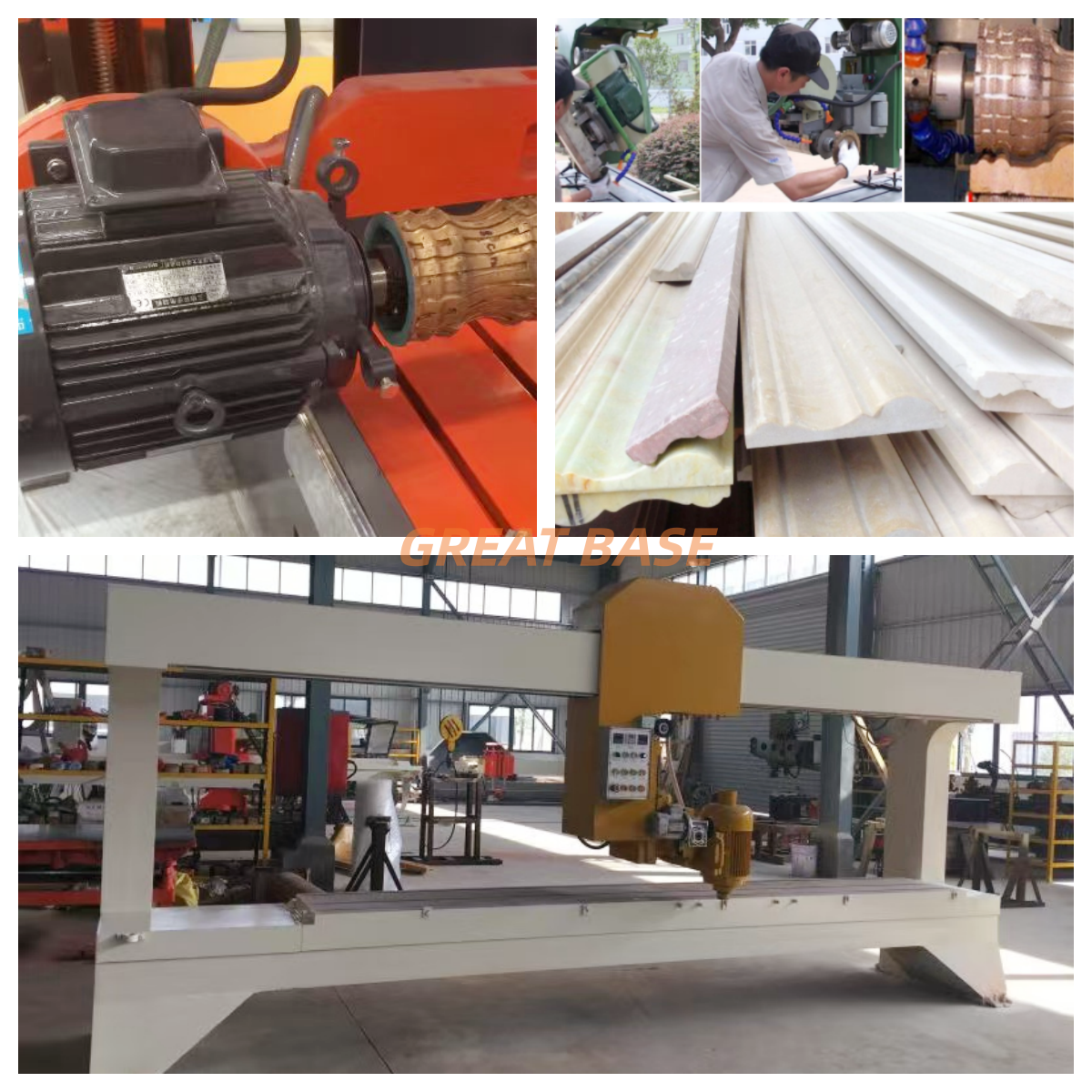 Stone Edge Profiling and Polishing Machine