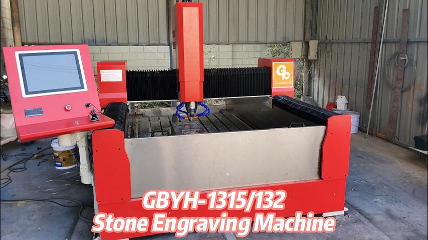 Factory Direct GBYH-1315/1325 CNC Router Stone Tombstone Engraving Machine with Rotary