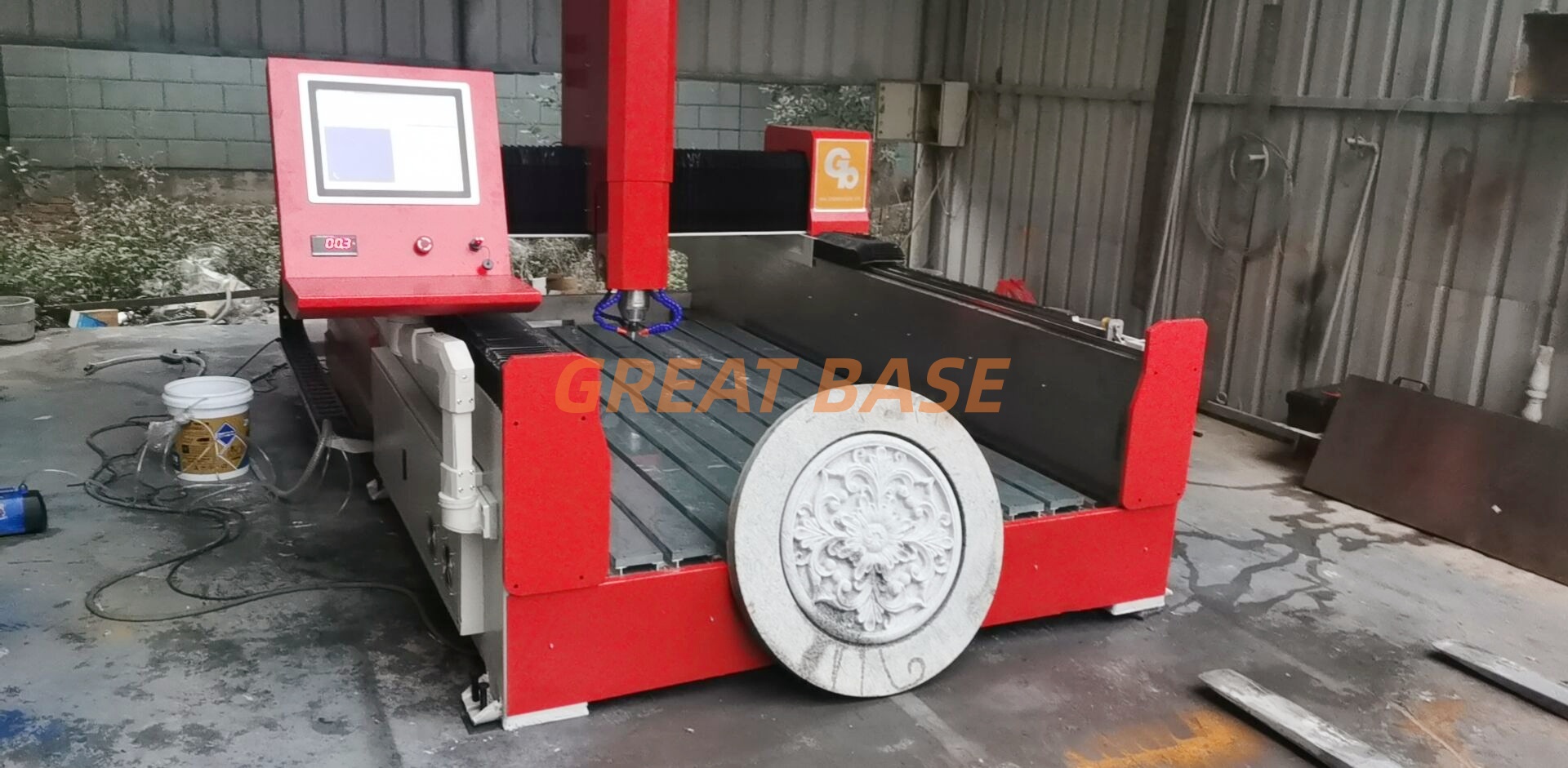 Factory Direct GBYH-1315/1325 CNC Router Stone Tombstone Engraving Machine with Rotary