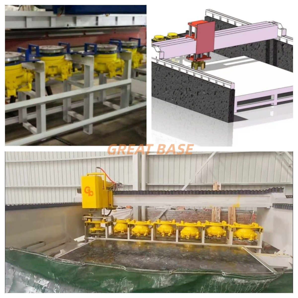 Automatic Multi Heads Polishing Machine Automatic Multi Heads Polishing Machine