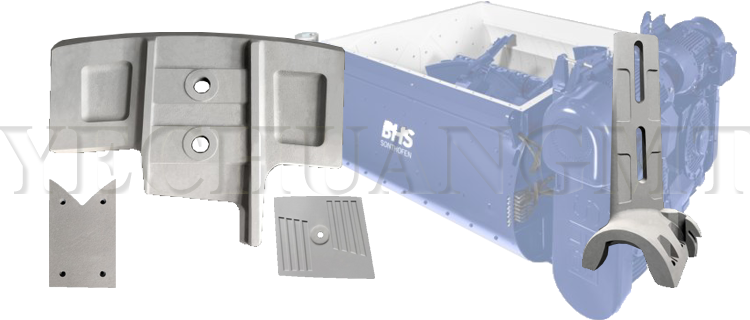 BHS twin shaft mixer parts