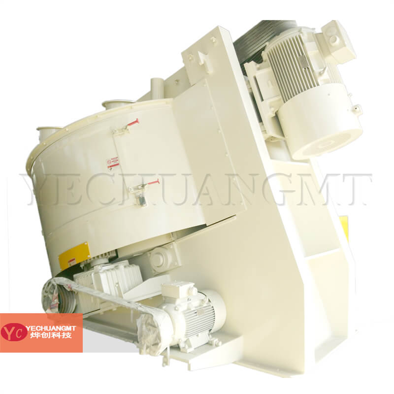 Features and performance of mixing granulator