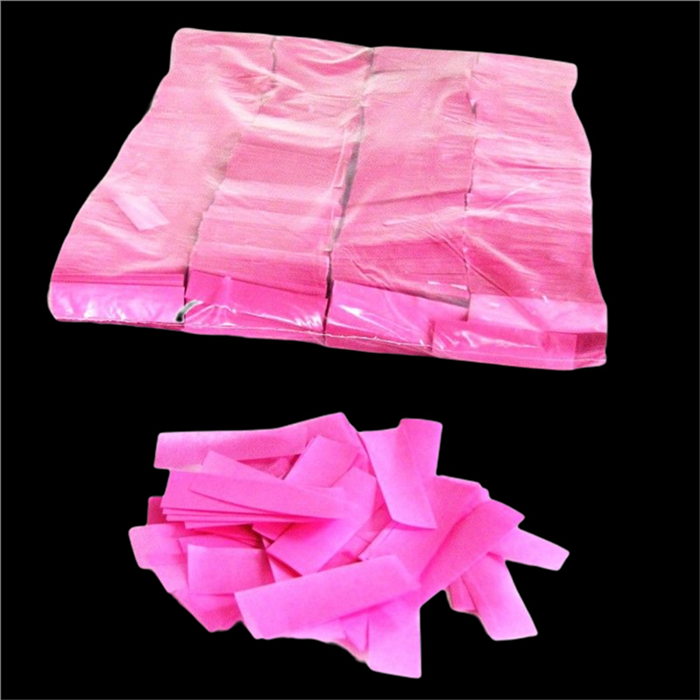 pink tissue confetti