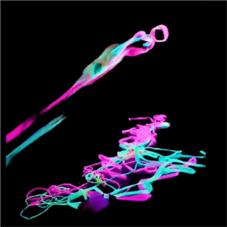 Медленное падение УФ Конфетти Красочный