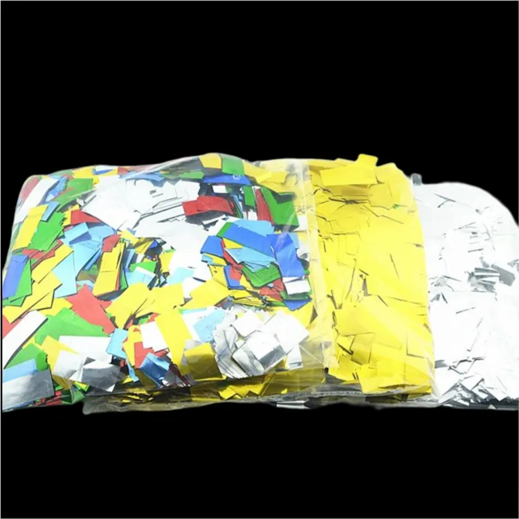 Bulk Pack Colorful Metallic Confetti Glitter Paper