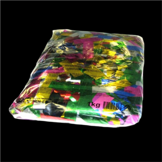 Bulkverpakking Kleurrijk metallic confetti-glitterpapier