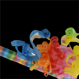 Verjaardag Bulk Groen Blauwe Vuurvaste Party Streamers