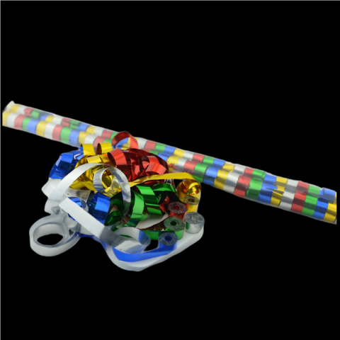 Dubbele metalen Mylar-streamers