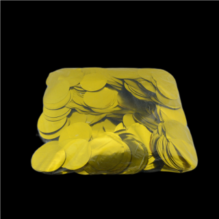 Metallic Gold Confetti Circle